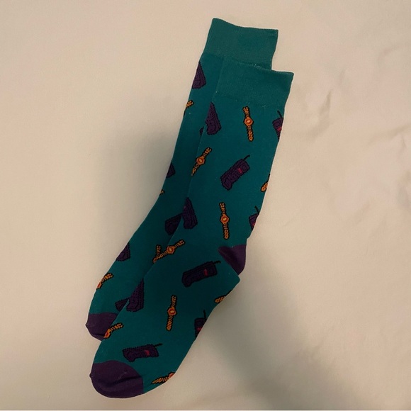 Colorful Robot Patterned Socks Set - Picture 4 of 9